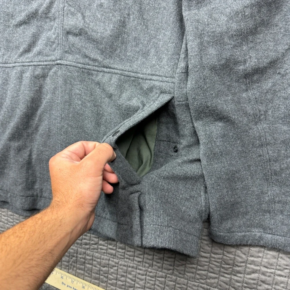 Relwen Trap Blazer Mens XL Gray Cotton Unstructured Sport Coat Jacket